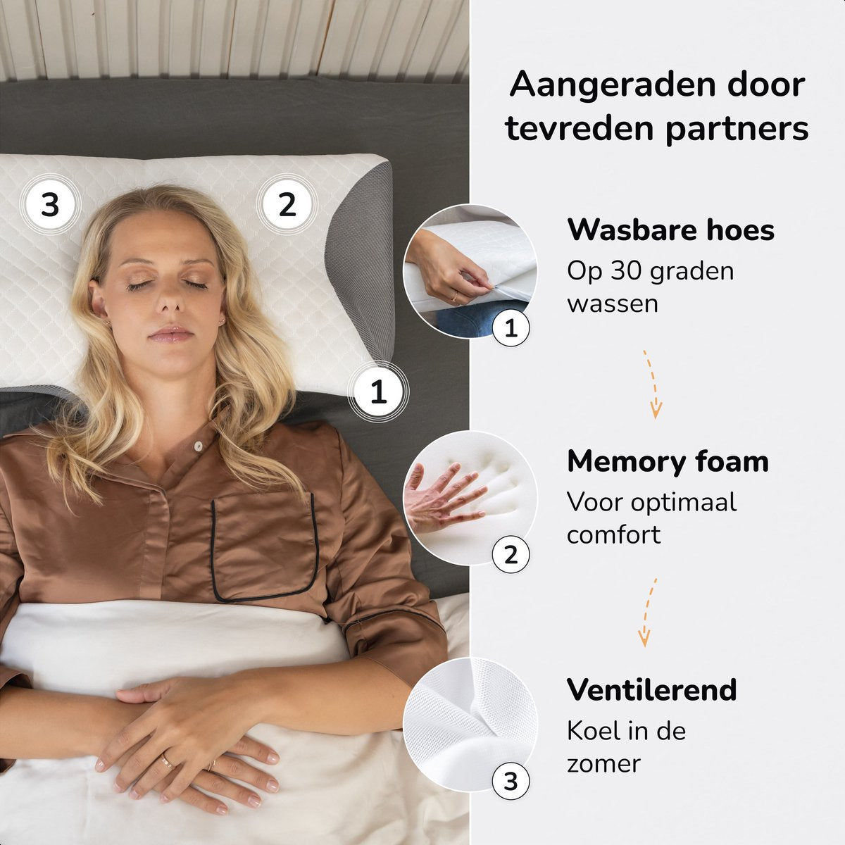 Snoozity Relief™ Steunkussen